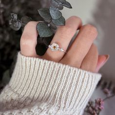 Chrysanthemum Ring • November Birth Flower Material: Choose from Solid 14k Yellow Gold, 14k White Gold, 14k Rose Gold, or 925 Sterling Silver. Stone: 2 mm genuine AA grade brilliant cut Citrine Band: Solid 1.3 round band Chrysanthemum Flower Chrysanthemum is the symbol of a long and happy life. The lovely flowers are a symbol of fall. Citrine Birthstone: This gem is also known as “healing quartz,” because legend has it that citrine promotes vitality and energy in whomever wears it. ✿ PROCESSING White Gemstone Flower Ring For Gift, White Citrine Jewelry As A Gift, White Citrine Jewelry For Gift, White Citrine Jewelry Gift, Fine Jewelry Flower Ring With Birth Flower For Gift, Birth Flower Ring For Gift In Fine Jewelry Style, Birth Flower Ring As Fine Jewelry Gift, Dainty Flower Shape Gemstone Rings, Adjustable Flower Crystal Ring Gift