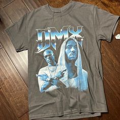 Nwt Dmx T-Shirt Size Small. 100% Cotton. Ruff Ryders, Fasion Outfits, Birthday Presents, Black Gray, Black And Grey, Tee Shirts, Mens Shirts, Man Shop, Grey