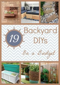 backyard diys on a budget with lots of different things to do in the yard