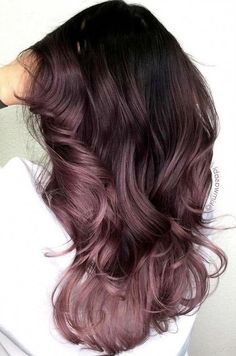 Trendy We Fryzurach, Hair Color Options, Lilac Hair, How To Lighten Hair, Pretty Hair Color, Ombré Hair, Trendy Hair Color, Ombre Hair Color, Hair Shades