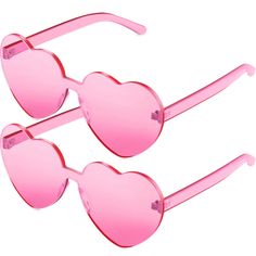 PRICES MAY VARY. Sturdy material: the party sunglasses is made of plastic; And it is in different transparent jelly color which is a kind of beautiful decorative color Heart shape design: the love heart shaped rimless sunglasses looks fashionable and novelty, making you look more attractive, suitable for most face shapes One size fits most: the heart sunglasses with one size fits for teens and most adults, good for parties, dress up, or just for fun Size: lens width: 65 mm/ 2.56 inch; Lens heigh Frameless Glasses, Sunglasses Transparent, Heart Glasses, Heart Shaped Frame, Party Sunglasses, Shaped Sunglasses, Aviator Sunglasses Mens, Heart Shaped Sunglasses, Heart Sunglasses