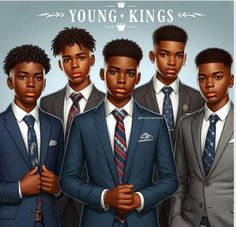 the young kings are wearing suits and ties