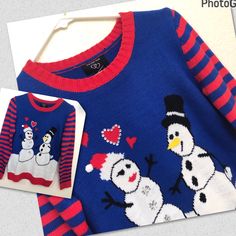 It's Our Time Girls Size Large Holiday Christmas Sweater Snowman Love Nwt $40. Approximately 17.5" Pit To Pit, 23" Long. Condition Is Nwt. Shop With Confidence. Next Day Shipping. Please Check Out Our Full Store. Thanks For Looking! Playful Fitted Winter Sweater, Playful Fitted Sweater For Winter, Blue Long Sleeve Christmas Tops, Blue Long Sleeve Tops For Christmas, Blue Christmas Holiday Sweater, Cute Blue Winter Top, Playful Long Sleeve Holiday Tops, Cute Winter Holiday Tops, Fun Blue Tops For Winter