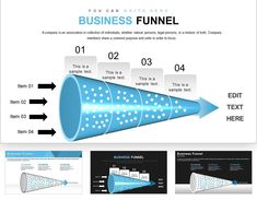 Free Business Funnel PowerPoint Charts Template - Download PPTX Business Funnel, Sales Presentation, Sales Process