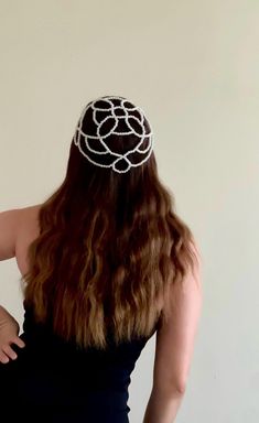 1920 Hair Accessories, 1920s Beading, Bead Headpiece, 20s Headpiece, Vintage Wedding Accessories, 1920s Headband, Art Deco Accessories, Juliet Cap, Gatsby Headpiece