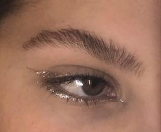 Eyelashes, Eyeliner, Lashes, Glitter, Makeup, Silver, Gold, Beauty, Make Up