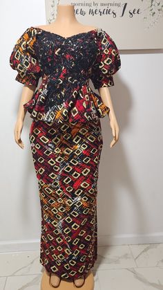 African Skirt and Blouse for women Skirt And Blouse Ankara Styles For Women, Skirt And Blouse For Women, Skirt And Blouse Ankara, Skirt Suit For Women, Skirt And Blouse Styles, Kente Fashion, Upper Darby, African Skirt, Ankara Styles For Women