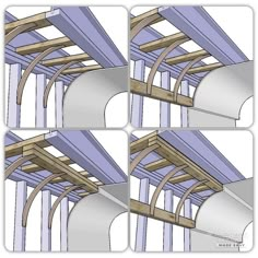 the stages of building a wooden roof