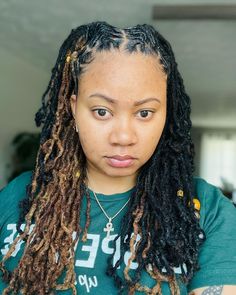 Cure-REE 🍂 | Loc Style Inspo 🔥 - I call it a “barrel w/ two ponytails half up half down”…what y’all think? I love it 🥰 - SWIPE for some side & back… | Instagram Half Up Half Down Hair Loc Styles, Half Up Half Down Loc Styles, Loc Nation, Mommy Hairstyles, Feminine Masculine, Two Ponytails, Half Ponytail, Growth Hair, Natural Hairstyle