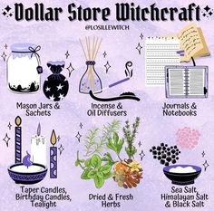 Dollar Store Witchcraft, Witcher Magic, Witchy Space, Deity Worship, Types Of Witches, Grey Witch, Cosmic Witch, Witch Board, Witch Tips