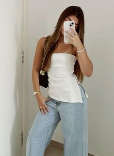 𝐨𝐮𝐭𝐟𝐢𝐭 𝐢𝐧𝐬𝐩𝐨 Outfit Inspo Casual, Summer Fashion Outfits, Basic Outfits, Looks Style, Casual Style Outfits, Outfits Casuales, Simple Outfits, Classy Outfits, Everyday Outfits