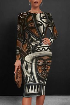 Skirt Bodycon, Bodycon Midi Skirt, Bodycon Midi Dress, African Print Fashion Dresses, African Print Fashion, Black Bodycon Dress, Boho Print, Bodycon Midi