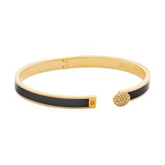 The Skinny Plain 6mm Pave Button Bangle provides something for everyone. A refined pave button acts as a discreet clasp on this sophisticated enamel bangle.  18ct gold plated. Halcyon Days, Scarf Necklace, Enamel Bangle, Bespoke Gifts, Gold Bangle, Hinged Bangle, Gold Bangles, Mugs Set, Blue Cream