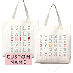 Personalized Name Bag Custom Name Tote Bag Custom Tote Shopper Women Bag Customized Name Gift for Her Personalized Gift for Her Reusable Bag - Etsy Cute Multicolor Bags With Letter Print, Personalized White Bags For Everyday Use, Personalized Multicolor Bags For Everyday, Personalized Multicolor Bags For Everyday Use, Customizable Multicolor Bags For Personalized Gifts, Multicolor Personalized Bags For Everyday Use, Everyday Personalized Multicolor Bags, Personalized Multicolor Bags As Gifts, Personalized Multicolor Bags