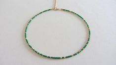 Green Bohemian Choker For Summer, Bohemian Green Choker For Summer, Green Beaded Summer Choker, Summer Green Beaded Choker, Green Tiny Beads Choker For Summer, Green Tiny Beads Choker For Festivals, Green Beaded Choker Necklace For Summer, Green Choker With Colorful Beads For The Beach, Green Colorful Beads Choker For Beach