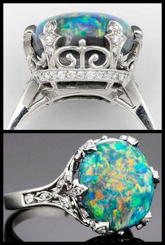 Kelsey Rose, Opal And Diamond Ring, I Love Jewelry, Affordable Jewelry, 18th Birthday, The Library, Black Opal, Opal Jewelry