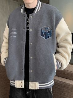 Advbridge Winter Thick Warm Fleece Bomber Jacket men New Fashion Embroidery Print Thermal Windbreaker Coat Casual Baseball Jackets <100% Polyester Fabric> This is China size which is smaller than US/EU/UK/Russia size. China size M = US/EU size XS. Mike height 178cm weight 74kg wear size XXL. Attention!!!> The size chart is for reference only. Due to different measure,may exsit 2-4 cm error,should be acceptable. In order to choose correct size,please contact our customer service. Our professinal Brown Jeans Men, Ripped Baggy Jeans, Baseball Jackets, Sophisticated Fashion, Embroidery Print, Fashion Embroidery, Coat Women Fashion, Mens Fashion Jeans, Solid Sweaters