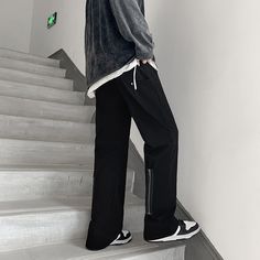 Wiaofellas Brown/Black Cotton Casual Pants Men Fashion Retro Pocket Cargo Pants Men Streetwear Loose Hip-hop Straight Pants Mens Trousers Suit Fashion Men's, Harajuku Jacket, Casual Pants Men, Cargo Pants Streetwear, Pocket Cargo Pants, Cotton Casual Pants, Casual Pants Style, Aesthetic Streetwear, Street Sweatshirt