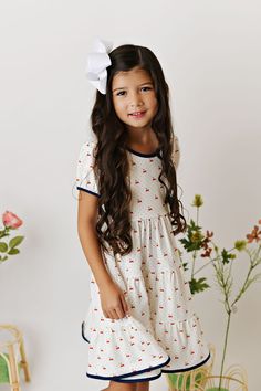 Serendipity Clothing Cherry Pie Charming Dress Style 23-36. PRE-ORDER item, please review pre-order information below. Sizing: Serendipity Clothing fits true to size. If you would like a personal measurement, please contact our shop at 214-517-0882 or amanda@southernsweetchildren.com PRE-ORDER: This item is for pre-order only. Secure your size by placing a pre-order for this item. We will ship your items promptly when they arrive at our shop. Our orders were placed this past year and all styles/ Casual Cherry Print Dress, Cute Cherry Print Summer Dress, Cute Cherry Print Cotton Dress, Cute Sleeveless Cherry Print Dress, Playful Strawberry Print Summer Dress, Children's Boutique, Girl Clothing, Cherry Pie, Spring 2023