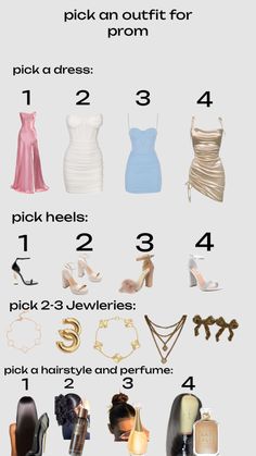 pick an outfit for prom Outfit For Prom, Pick An Outfit, Latina Makeup Looks, 3b Hair, Latina Makeup, Pretty Wedding Dresses, Pink Homecoming Dress, Sweet 16 Dresses, Prom Outfits