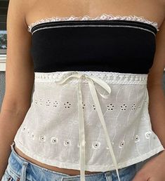 Women Y2K Lace Strapless Tube Top Off Shoulder Bustier Crop Tops Aesthetic Backless Slim Fit Tank Streetwear Crop Top Styles, Strapless Shirt, Goth Outfit, 2000s Clothes, Cute Summer Tops, Bandeau Tops, Bandeau Crop Top, Backless Crop Top, Women Y2k