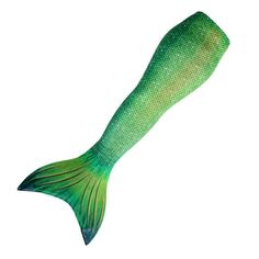 an image of a green mermaid tail on a white background