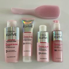 Hair Care Products Aesthetic, Pink Hair Care, Hair Products Aesthetic, Hair Care Aesthetic, Porous Hair, Hair Gloss, Hair Brands