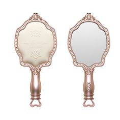 Unique Gifts For Girls, Hand Makeup, Beauty Mirror, Makeup Supplies, Cosmetic Mirror, Vintage Vanity, Pocket Mirror, Pink Champagne