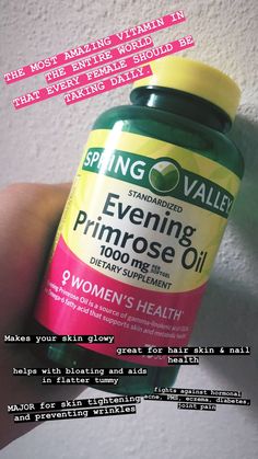 Hair And Skin Vitamins, Primrose Oil, Vitamins For Skin, Evening Primrose Oil, Body Care Routine, Evening Primrose, Health Skin Care, Body Skin Care Routine, Healthy Skin Care