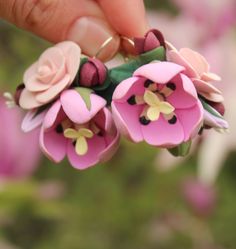 Tulip earrings, Pink Flower earrings, Tulip jewelry, Polymer clay jewelry, Pink floral earrings, Gift for her, Pink jewelry, Handmade Flower Earrings In Polymer Clay, Pink Flower-shaped Polymer Clay Earrings, Pink Handmade Flower Polymer Clay Earrings, Pink Flower Shaped Polymer Clay Earrings, Handmade Pink Flower Earrings In Polymer Clay, Pink 3d Flower Polymer Clay Earrings, Pink Polymer Clay Earrings With 3d Flowers, Pink Polymer Clay Flower Earrings, Lilac Jewelry