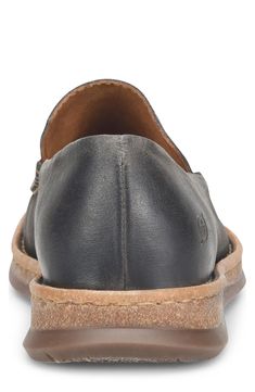 Breathable design, a cushioned footbed and Opanka hand construction ensure exceptional comfort in an earthy slip-on. Removable insole Arch support Leather upper/synthetic lining/rubber sole Imported Comfortable Slip-ons With Leather Footbed And Almond Toe, Comfortable Loafers With Leather Footbed And Round Toe, Slip-on Closed Toe Walking Loafers, Slip-on Closed Toe Loafers For Walking, Comfortable Flat Loafers With Leather Footbed, Walking Loafers With Removable Insole And Round Toe, Cushioned Round Toe Loafers For Walking, Leather Footbed Slip-on Loafers, Loafers With Removable Insole For Walking