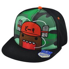 Domo Kun, Silly Clothes, Funky Hats, Doll Closet, Fresh Fashion, Scene Emo, School Shopping, Snap Back, Cool Hats