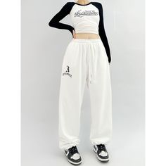 Hip Hop Casual White Dance Pants
Material: 80% Cotton + 20% Polyester
Style: Hip Hop, Dance, Jazz

Size: S, M, L, XL

Color: Black, White

Occasion: Leisure, Outdoor, Daily, Vacation



* Pls be careful to choose the size before you order.

* Pls allow little color difference caused by camera and computer monitors. Thank you!

Important Notes:
Please Use Similar Clothing To Compare With Size
1. The size refers to clothing dimensions, NOT your body measurements.
2. Please check the measurement ch Dance Pants Hip Hop, Hip Hop Cargo Pants, Hip Hop Sweatpants, Dance Jazz, Black Graffiti, White Dance, Hip Hop Print, Loose Fashion, Dance Pants