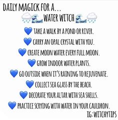 Water Spells, Element Of Water, Water Magic, Witchcraft Spells For Beginners, Nature Witch, Water Witch, Spells For Beginners, Wiccan Magic, Elemental Magic