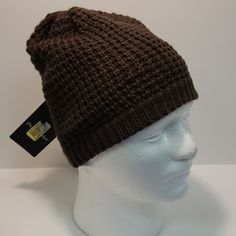 Preston & York Nwt Brown Beanie Cap Taboggin Knit Hat Warm Winter Head Cover One Size Fits Most Casual Brown Bonnet, Casual Cold Weather Bonnet, Fitted Brown Beanie For Winter, Outdoor Knitted Bonnet One Size, Outdoor Knitted One-size Bonnet, Casual Knit Bonnet For Cold Weather, Casual Warm Brown Bonnet, Casual Brown Winter Bonnet, Casual Brown Beanie One Size