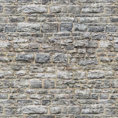 an old brick wall is shown in grey tones