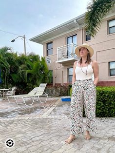 Swim Style 
.
I love the versatility of a good pant. My lightweight, wide leg pant from Tahari were the perfect travel companion. They roll up small for packing and are dressy enough for nice dinners and casual enough for a poolside coverup! 
.
I paired them with my Michael Kors one piece, Stuart Weitzman slides, and sun hat. ☀️

Follow my shop @StyledbySere on the @shop.LTK app to shop this post and get my exclusive app-only content!

#liketkit #LTKswim #LTKSeasonal #LTKtravel
@shop.ltk
https://liketk.it/4BbdL Swim Style, Reduce Reuse, Wide Leg Pant, Swim Fashion, Swim Coverups, Sun Hats