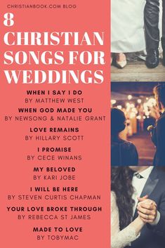 the 8 christian songs for wedding