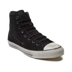 Converse Chuck Taylor John Varvatos Tornado Zip Hi Casual Sneakers With Round Toe For Concerts, Casual Sneakers For Concert With Round Toe, Urban High-top Sneakers With Rubber Toe Cap, Urban High-top Sneakers With Rubber Toe Cap For Sports, Edgy High-top Sports Sneakers, Edgy High-top Sneakers For Sports, Grunge Low-top Sneakers For Streetwear, Converse Urban Sneakers With Speckled Midsole, Converse High-top Sneakers With Speckled Midsole For Streetwear