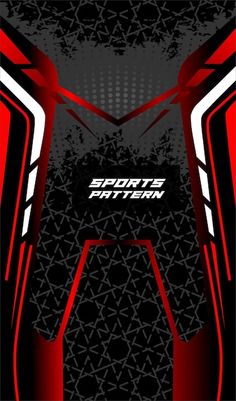 an abstract sports background with the text sport pattern on it in white and red colors