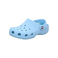 Discover the perfect blend of style and comfort with our Crocs Blue Clogs for Girls. Designed specifically for kids, these clogs offer a lightweight and durable solution for everyday wear. Ideal for active youngsters, the slip-resistant design ensures safety during play, while the vibrant blue color adds a fun twist to any outfit. Easy to clean and quick to dry, they are perfect for both indoor and outdoor activities. Give your child the freedom to explore in comfort with Crocs! Comfortable Blue Slip-resistant Clogs, Casual Light Blue Slip-on Slippers, Solid Color Non-slip Closed Toe Clogs, Non-slip Closed Toe Clogs, Solid Non-slip Closed Toe Clogs, Blue Non-slip Casual Slippers, Light Blue Non-slip Slip-on Sandals, Blue Synthetic Slippers With Rubber Sole, Blue Casual Outdoor Slippers