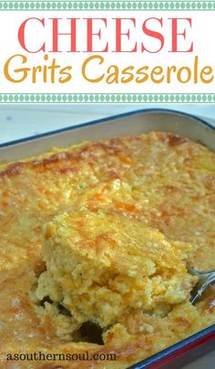 a casserole dish with cheese on top and a spoon in the casserole