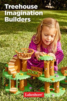 If they can dream it, they can build it—with this charming Treehouse Imagination Builders set! Rope Ladder, A Crow, Dream It, Canopies, Christmas List, Garden Inspiration, Tree House, Fairy Garden