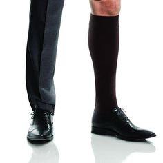 JOBST Compression Knee High Socks SoftFit 30-40 mmHg (Firm compression) closed toe have the unique combination of Cotton and Carbon, this helps keep cooler, drier legs and feet. Features: This unique blend of soft yarns makes the sock comfortable to wear and easy to don. Two lengths and six size options. Anatomic Heel pocket is specially designed for men to create the Perfect fit. Wide top band with SoftFIt Technology, reduces tension, improves comfort and keeps the sock in place. Moisture contr Dry Legs, Ankle Compression Socks, Womens Compression Socks, Knee High Stockings, Compression Stockings, Knee Highs, Dress With Stockings, Top Band, High Knees