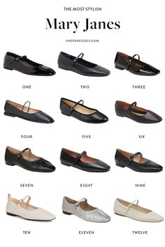 the most comfortable mary jane flats! a round up of affordable leather mary jane shoes to wear all year long. #maryjane #shoes #summershoes #springshoes #balletflat #maryjaneflats How To Wear Mary Jane Shoes Outfit, Marry Jane Shoes, Mary Jane Flats Outfit, Balerinas Shoes, Flat Mary Janes, Mary Shoes, Mary Jane Outfit, Marry Jane, Leather Mary Jane Shoes