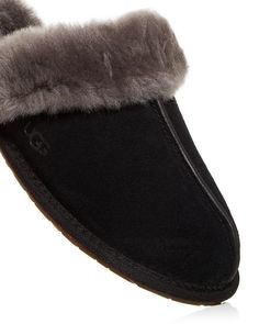 Fits true to size, order your normal size.Round toe.Slip on.Real sheepskin trim at topline, real sheepskin lining.Logo at side.Real sheepskin, origin: Australia, dyed.Upper: suede/sheepskin; lining: sheepskin; sole: rubber.Imported.Web ID: 4590059 Classic Winter Slippers With Suede Lining, Classic Shearling Slippers For Winter, Classic Sheepskin Slip-on Slippers, Classic Slippers With Sheepskin And Suede Lining, Classic Sheepskin Slippers With Suede Lining, Classic Sheepskin Slippers With Round Toe, Classic Sheepskin Slippers For Winter, Winter Sheepskin Slippers With Faux Fur Lining, Winter Sheepskin Slippers With Suede Lining