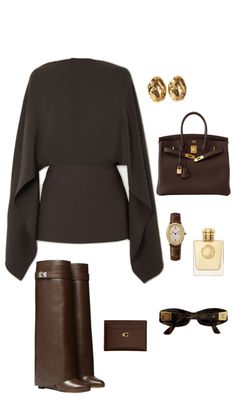 Aesthetic business women have outfit chic & clean girl aesthetic cooperate work aesthetic ootd aesthetic brown Sade women fits Non Outfits, Court Hearing Outfit Women, Deep Autumn Outfits Ideas, Womens Black Tie Attire, New Wardrobe Aesthetic, Quite Luxury Outfit, Casual Event Outfit, Cold Date Night Outfit, Fashion Styles Types