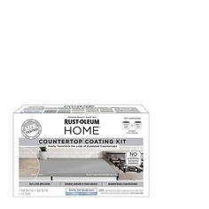 a white box that is sitting on top of a counter with the words rusttotum home