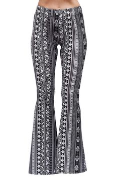 PRICES MAY VARY. 95% Polyester, 5% Spandex Imported Pull On closure Machine Wash ✿ Daisy Del Sol's pull-on stretch knit high waist bell bottoms in a beautiful boho floral and paisley prints. High rise, stretch fabric and amazingly flattering - try pairing with any muscle tanks or vintage tees. Dramatic bell, not for the faint of heart. Available in Size: Small, Medium, & Large. If unsure or in between sizes, we recommend purchasing the next size up. ✿ Available sizes: Small, Medium, Large, XL Le Thrifting Ideas, Boho 70s, Latina Fashion Outfits, Flared Leggings, Latina Fashion, Cute Pants, Bell Bottom Pants, Flare Leggings, Bell Bottom