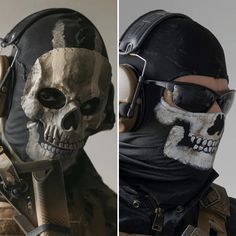 ✅High-quality Production Standard The skull is foam latex, durable and flexible to conform to everyone's facial shape, and carefully stitched into the balaclava. A soft "cable" is run through the center of the head and all the toward the back and includes hand-stitched details to replicate the in-game model's war-torn appearance. And best of all: It's one size fits all. Incredible Wearing Effect The jaw is faithfully painted, weathered, and sealed into the fabric, and it WON'T runoff. The Ghost's infamous "kill stripes" are accurately painted on the skull and extend into the cloth of the balaclava, and that warpaint is there to stay. The Perfect Gift for COD Fans This is a Christmas gift that every COD fan can't refuse! We recommend you gift it to friends who like COD if you want your frie Cod Characters, Ghost Cod, Ghost Mask, Iphone Wallpaper Texture, Call Of Duty Warfare, Hot Biker Guys, Hot Army Men, Call Off Duty, Man Up Quotes